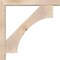 Ekena Millwork Westlake Block Smooth Bracket w/ Offset Brace, Douglas Fir, 5 1/2"W x 40"D x 40"H BKT0604X40X40WTL05SDF - alternate 2